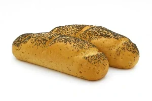 Bezlepkové bagety makové 2 kusy 