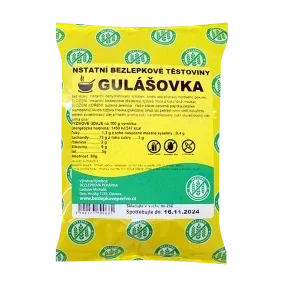 Bezlepková instatní polévka gulášova 60g